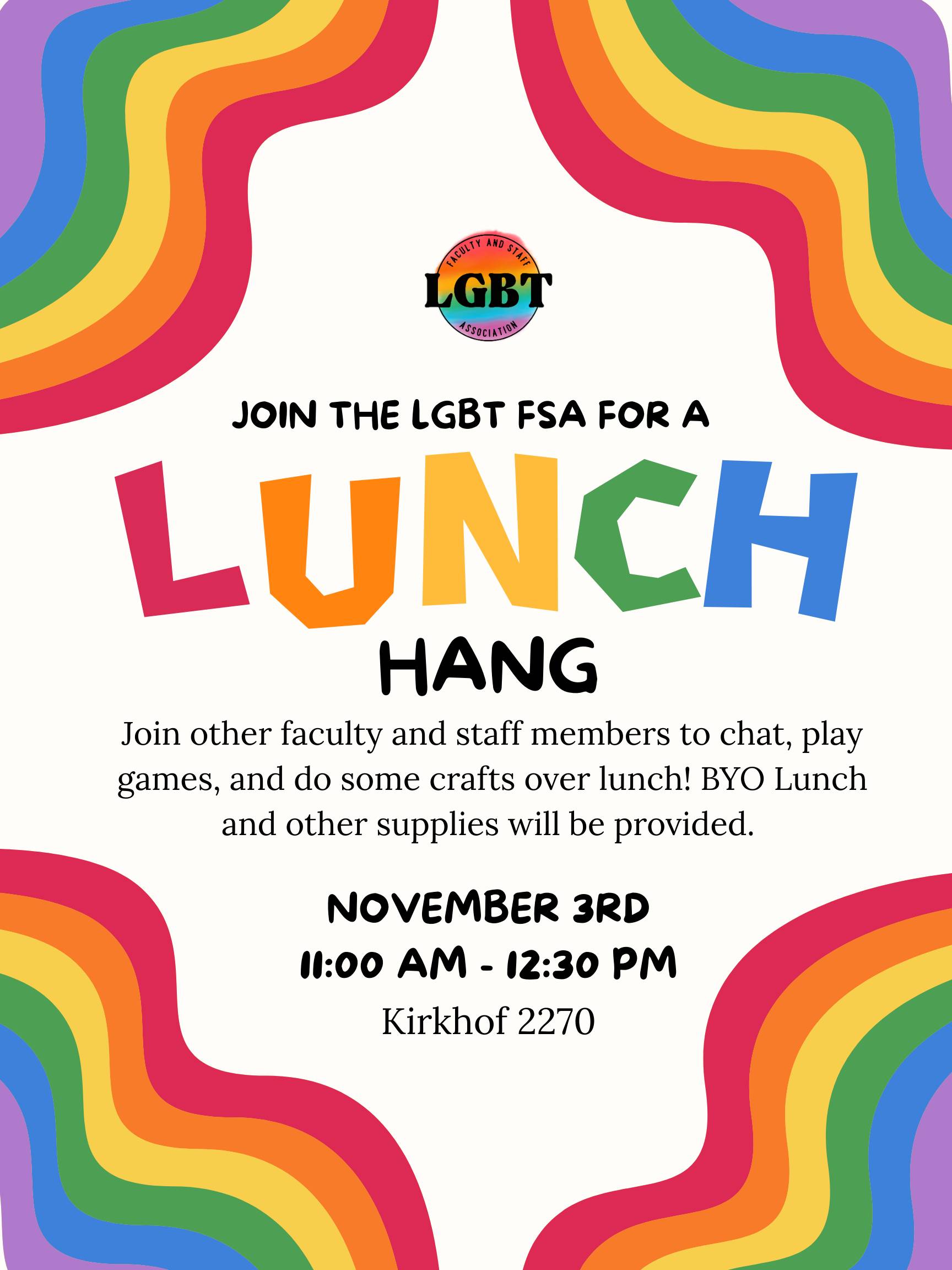 Lunch Hang flyer